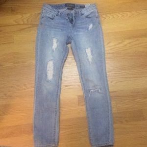 Lucky brand ripped skinny jeans